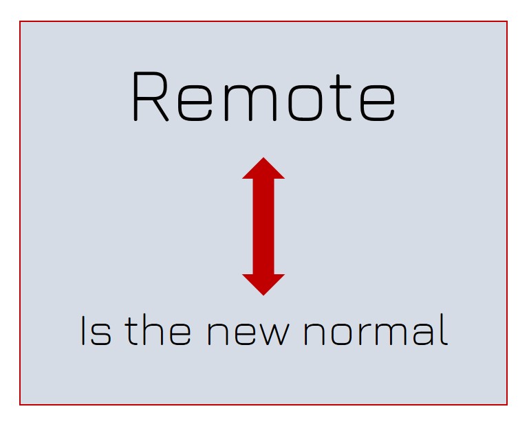 remote is the new normal